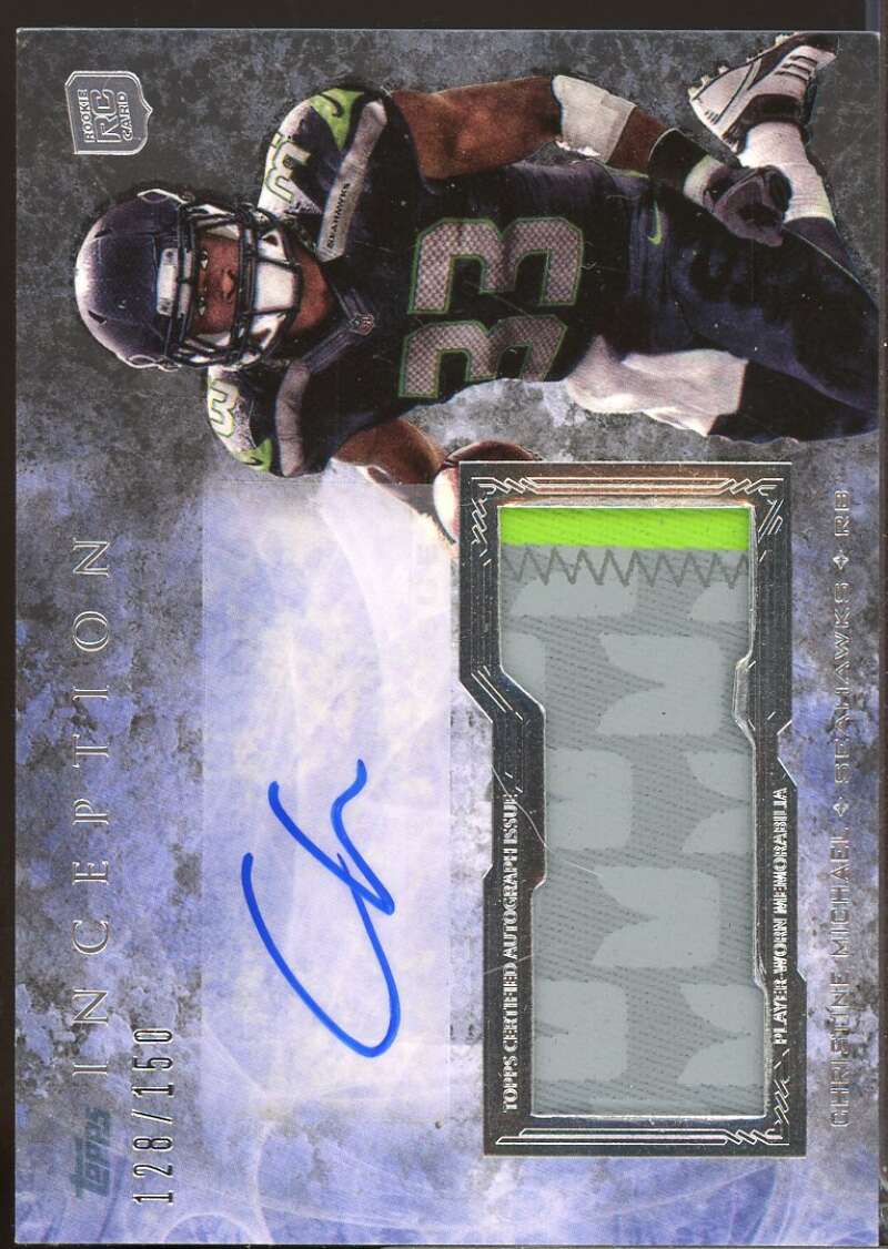 Christine Michael /150 2013 Topps Inception Rookie Jumbo Patch Auto #IAJPCM  Image 1