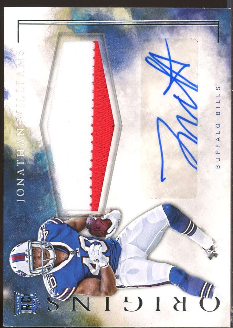 Jonathan Williams 2016 Panini Origins Rookie Jumbo Patch Autographs #RJPAJW  Image 1