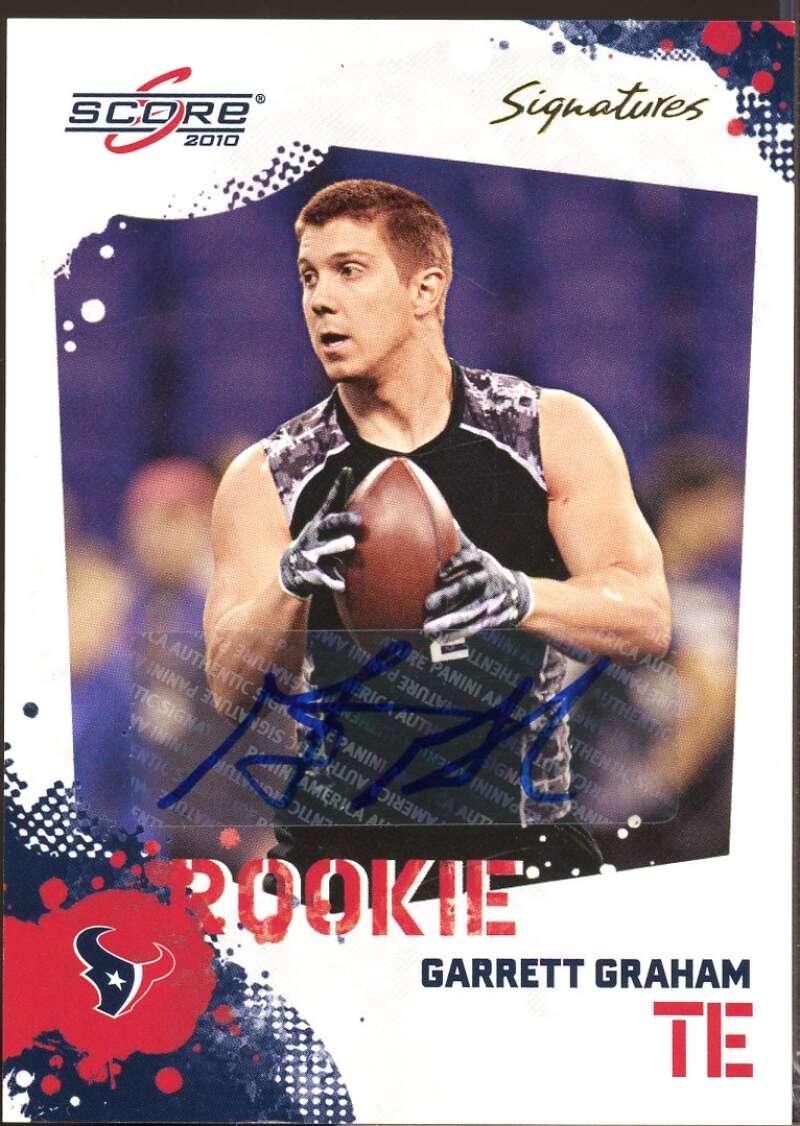 Garrett Graham Card 2010 Score Signatures Rookie Autograph #343  Image 1