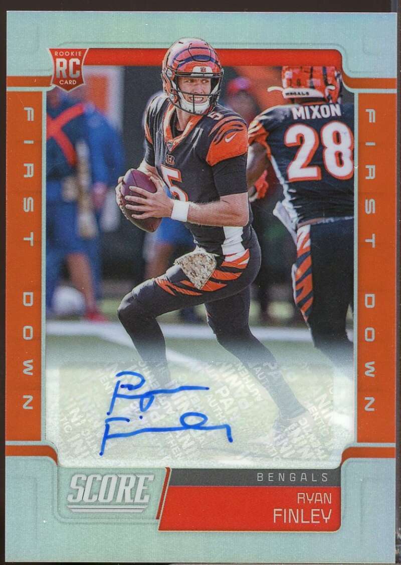 Ryan Finley Card 2019 Score Rookie Autographs First Down #445  Image 1