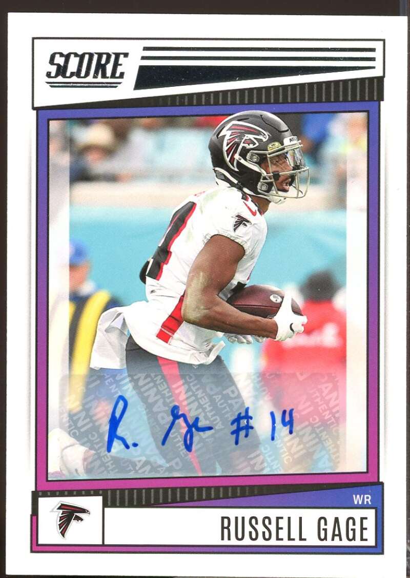 Russell Gage Card 2022 Score Autograph Signatures #38  Image 1