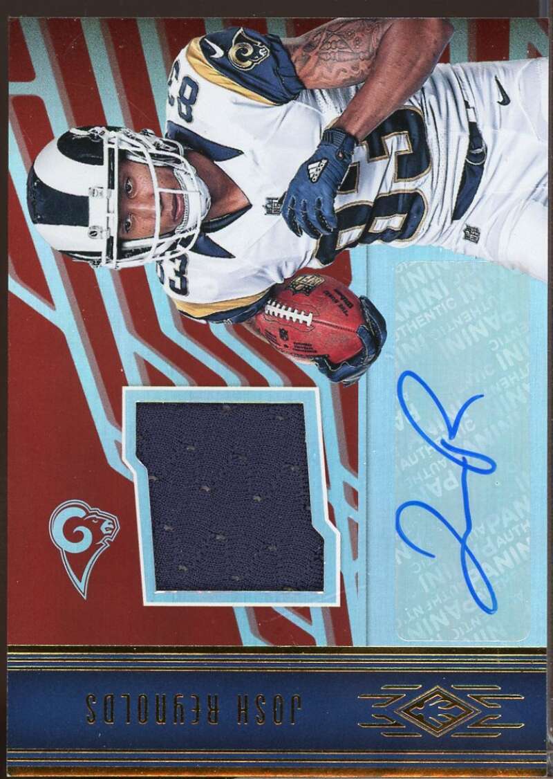 Josh Reynolds /99 Card 2017 Panini Phoenix Rookie Jersey Autographs #21  Image 1