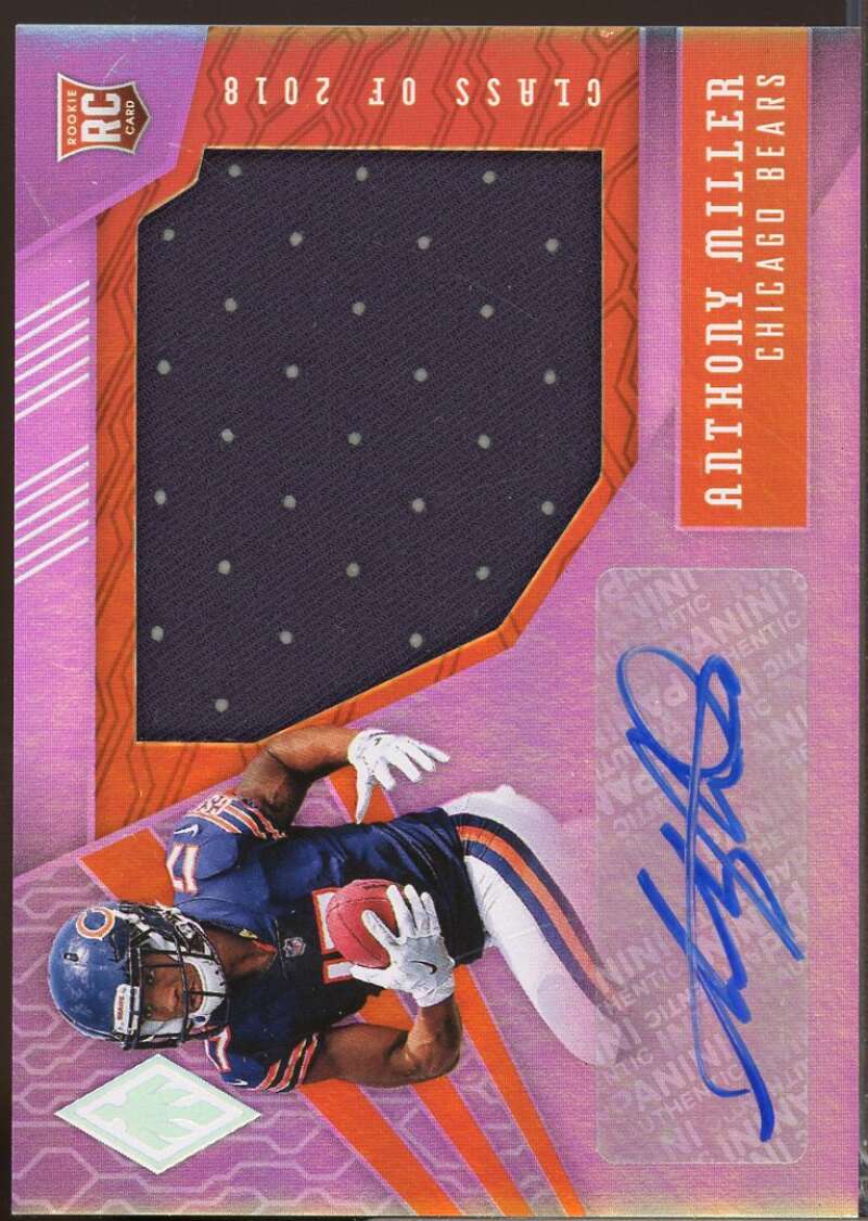 Anthony Miller /99 2018 Panini Phoenix Rookie Jumbo Jersey Autograph Orange #14  Image 1