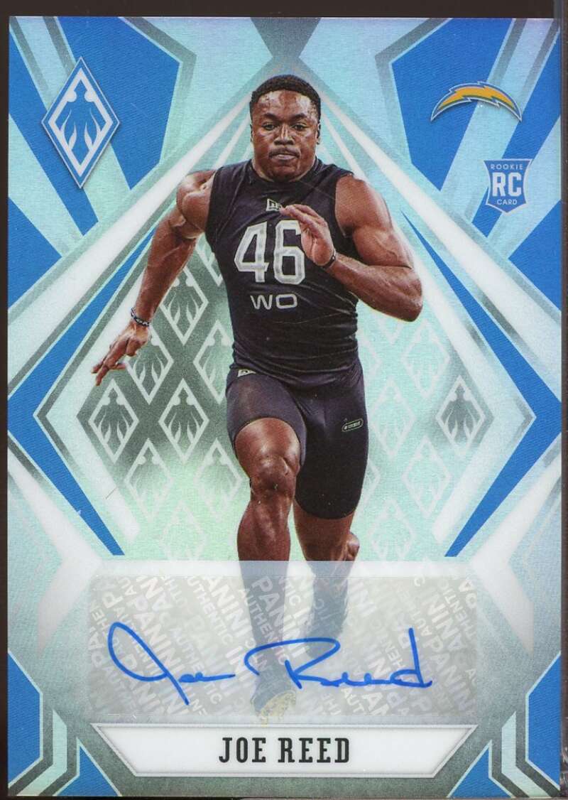 Joe Reed Card 2020 Panini Phoenix Rookie Autographs Silver #173  Image 1