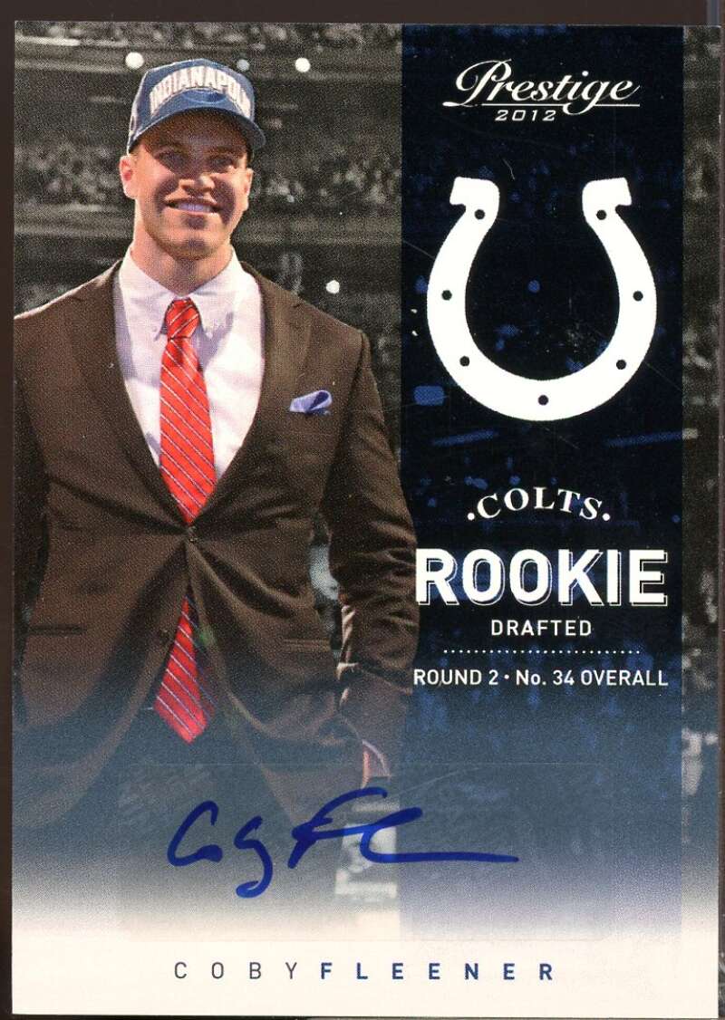 Coby Fleener Draft SP Card 2012 Prestige Rookie Autographs #264B  Image 1