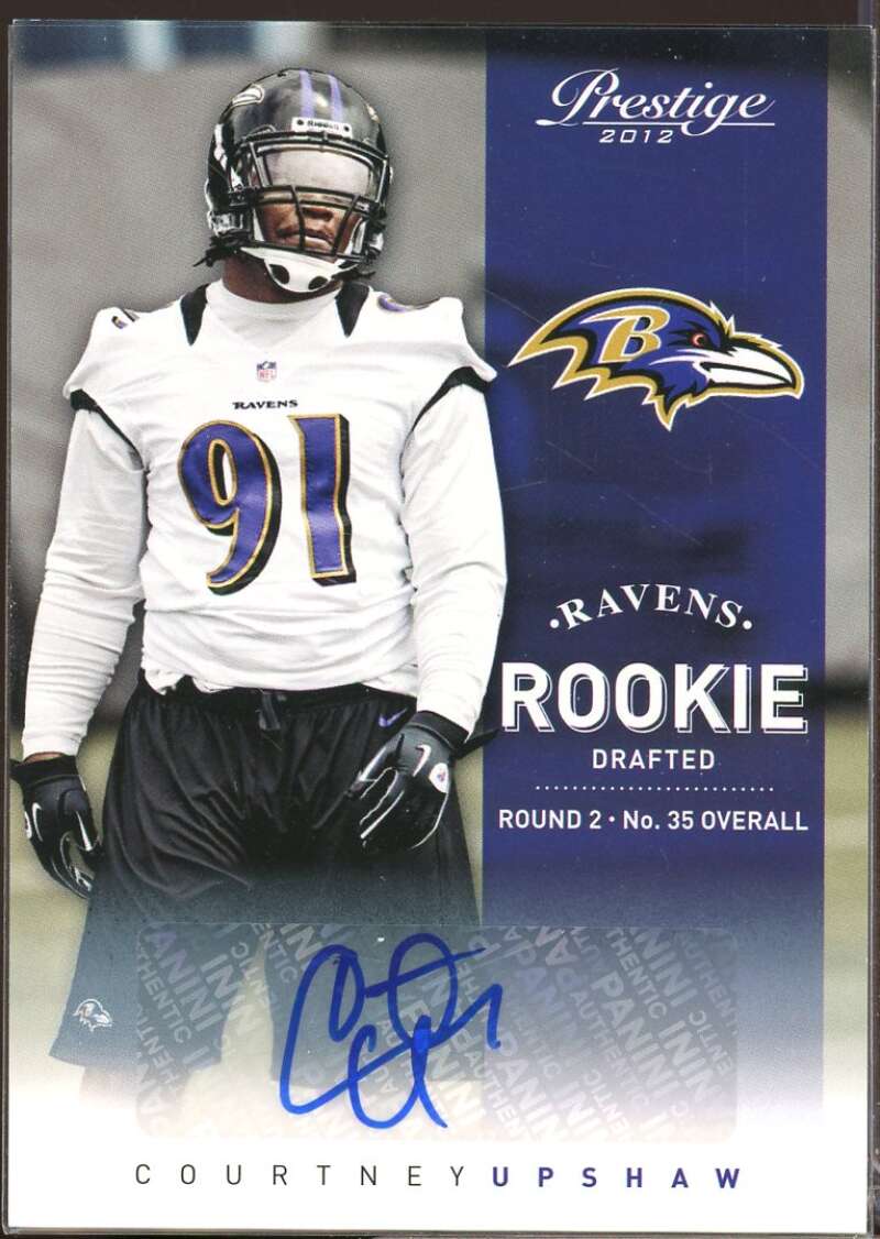 Courtney Upshaw /599 Card 2012 Prestige Rookie Autographs #219  Image 1
