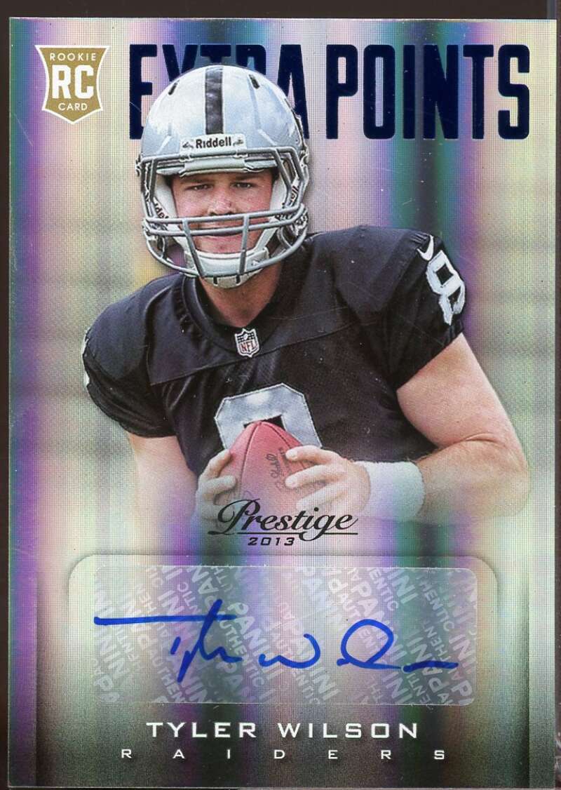 Tyler Wilson Card 2013 Prestige Extra Points Blue Rookie Autographs #296  Image 1