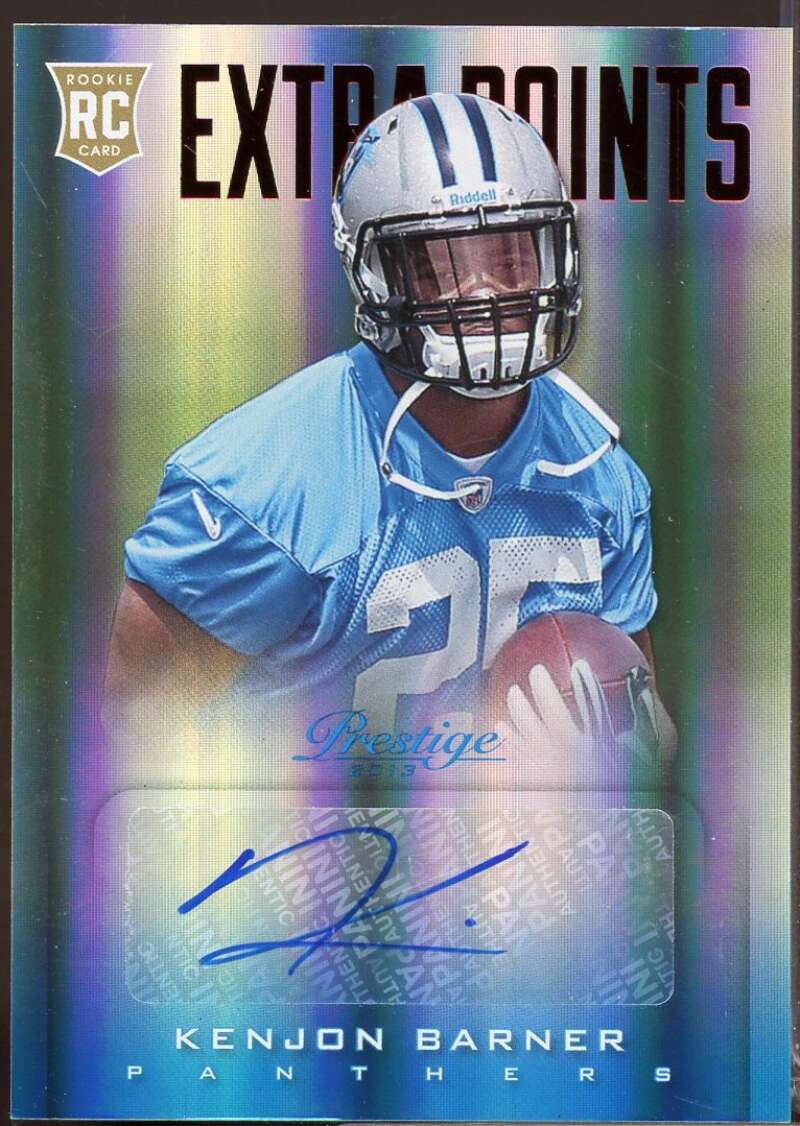 Kenjon Barner Card 2013 Prestige Extra Points Red Rookie Autographs #249  Image 1