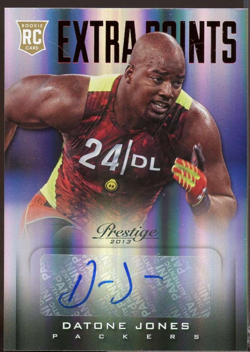 Datone Jones Card 2013 Prestige Extra Points Red Rookie Autographs #224  Image 1