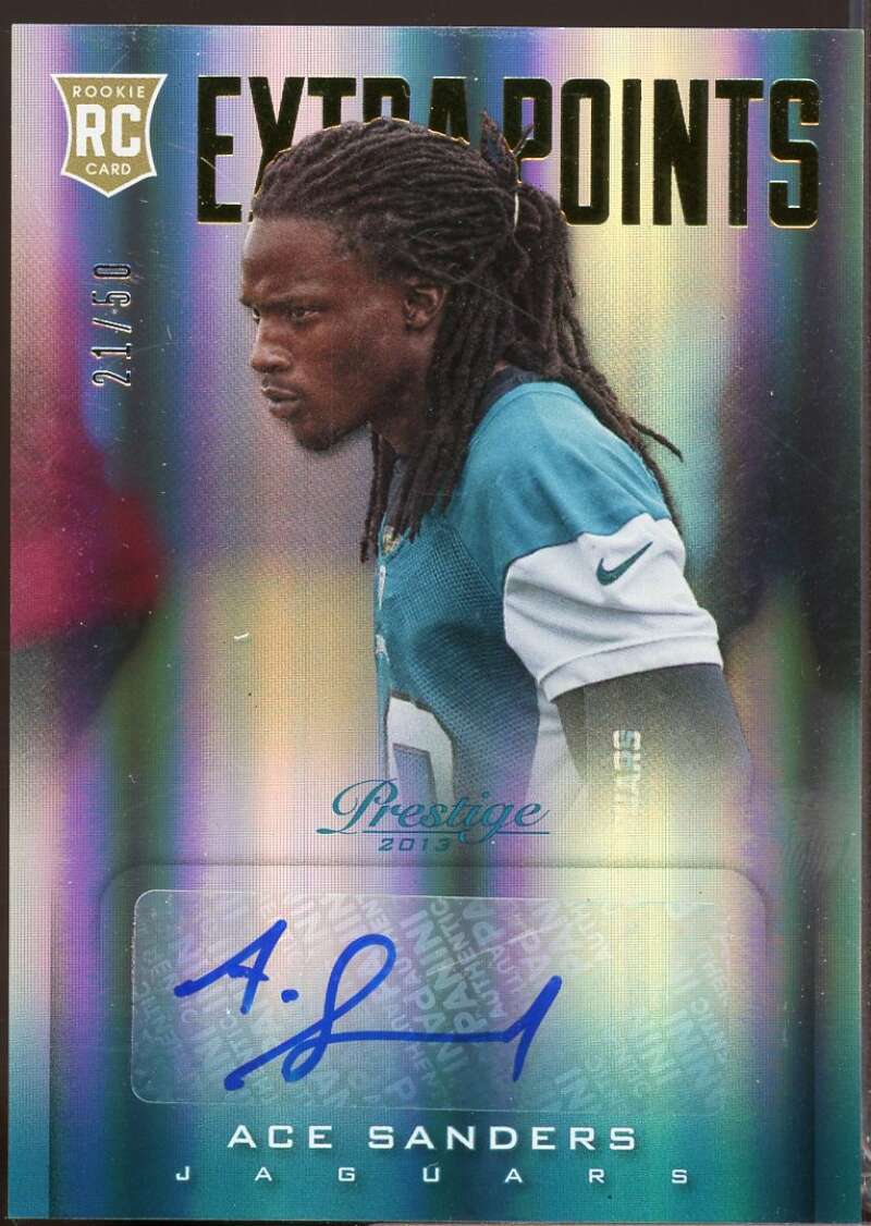 Ace Sanders Card 2013 Prestige Extra Points Gold Rookie Autographs #203  Image 1