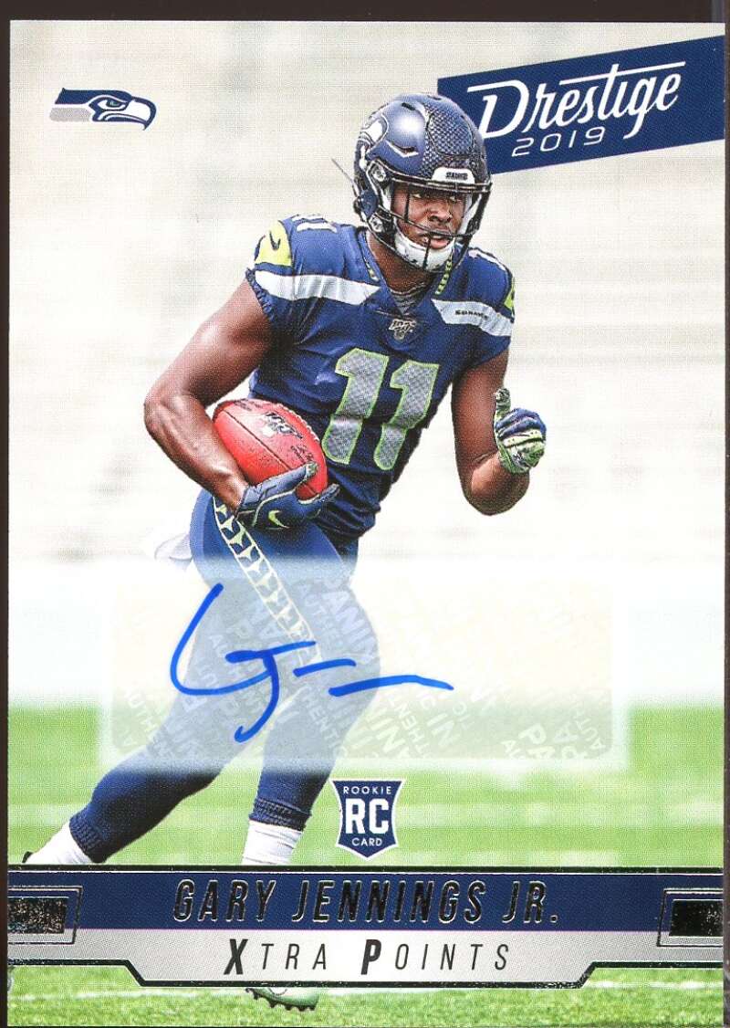 Gary Jennings Jr. Card 2019 Prestige Xtra Points Rookie Autograph #229  Image 1
