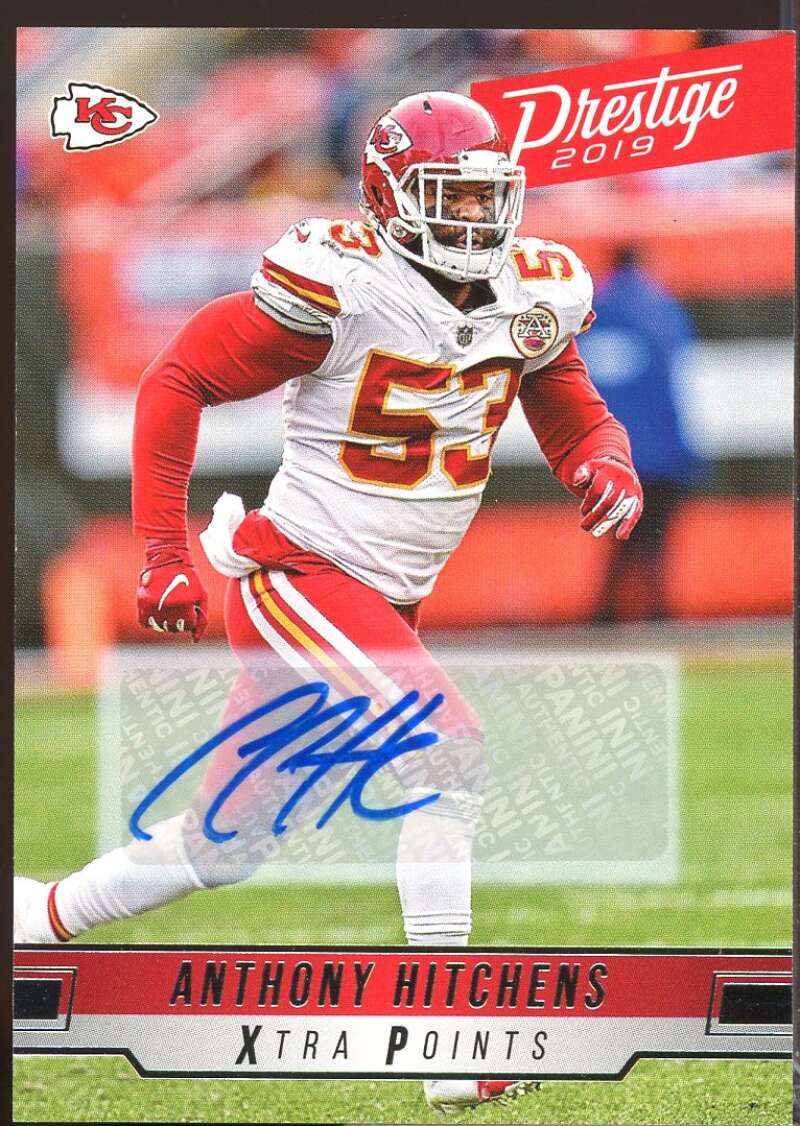 Anthony Hitchens Card 2019 Prestige Xtra Points Autograph Signatures #66  Image 1
