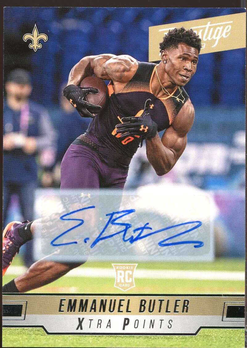 Emmanuel Butler Card 2019 Prestige Xtra Points Rookie Autograph #295  Image 1