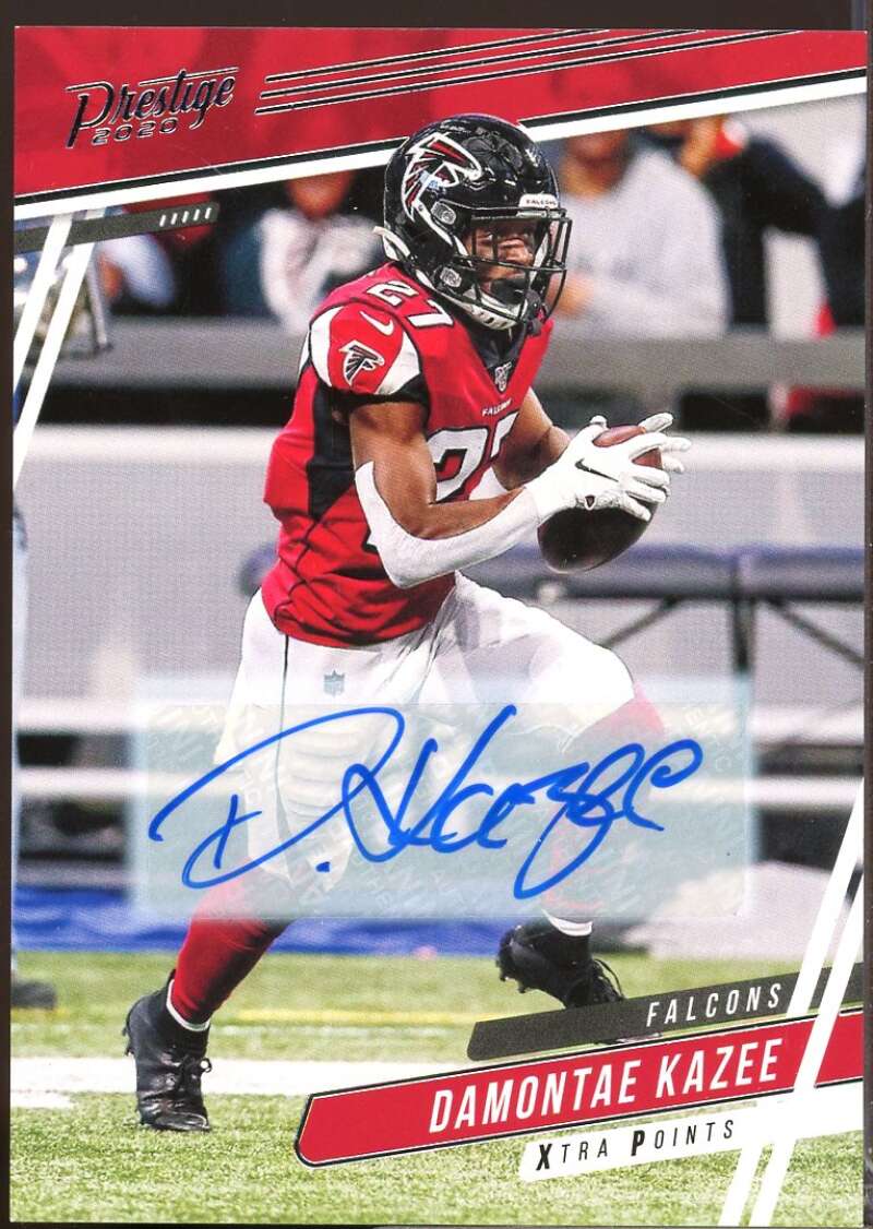Damontae Kazee Card 2020 Prestige Xtra Points Autograph Signatures #91  Image 1