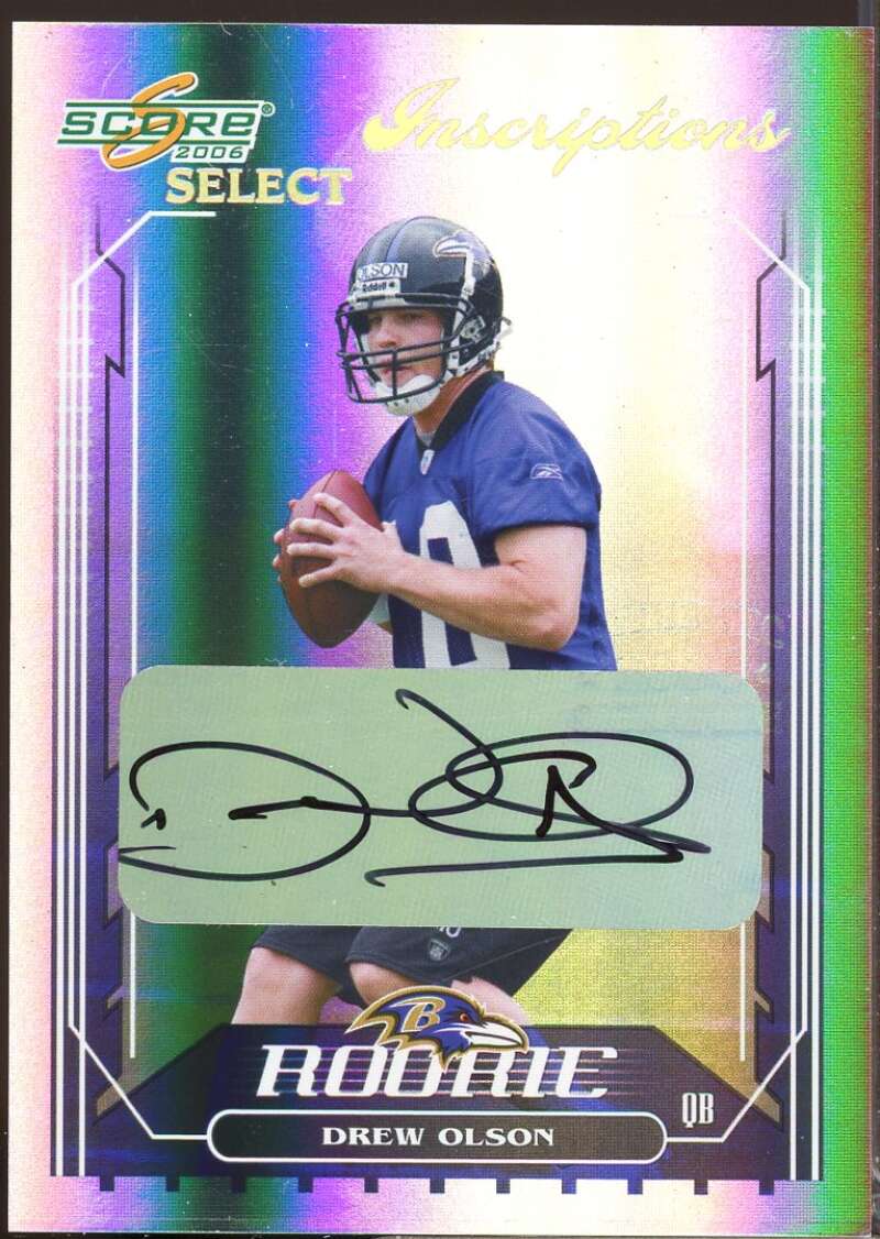 Drew Olson /250 Card 2006 Select Inscriptions Autograph #386  Image 1