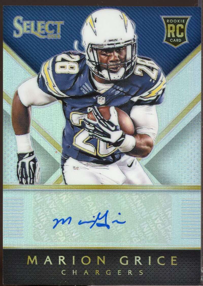 Marion Grice/99 Card 2014 Select Rookie Autographs Silver Prizm #RAMG  Image 1