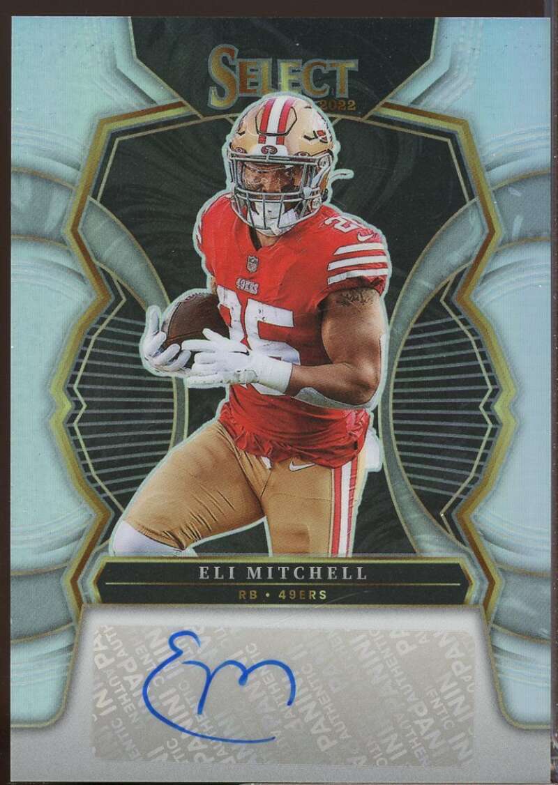 Eli Mitchell /99 Card 2022 Select Autograph Silver Prizm #35  Image 1