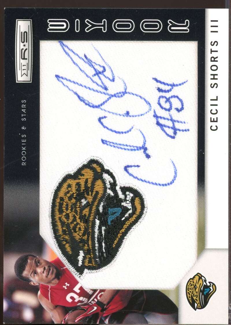 Cecil Shorts III RC Card 2011 Rookies and Stars Rookie Autograph #288  Image 1