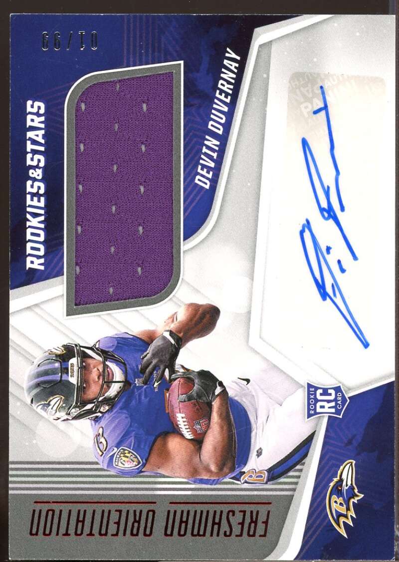 Devin Duvernay 2020 Rookies and Stars Freshman Orientation Jsy Autographs #30  Image 1