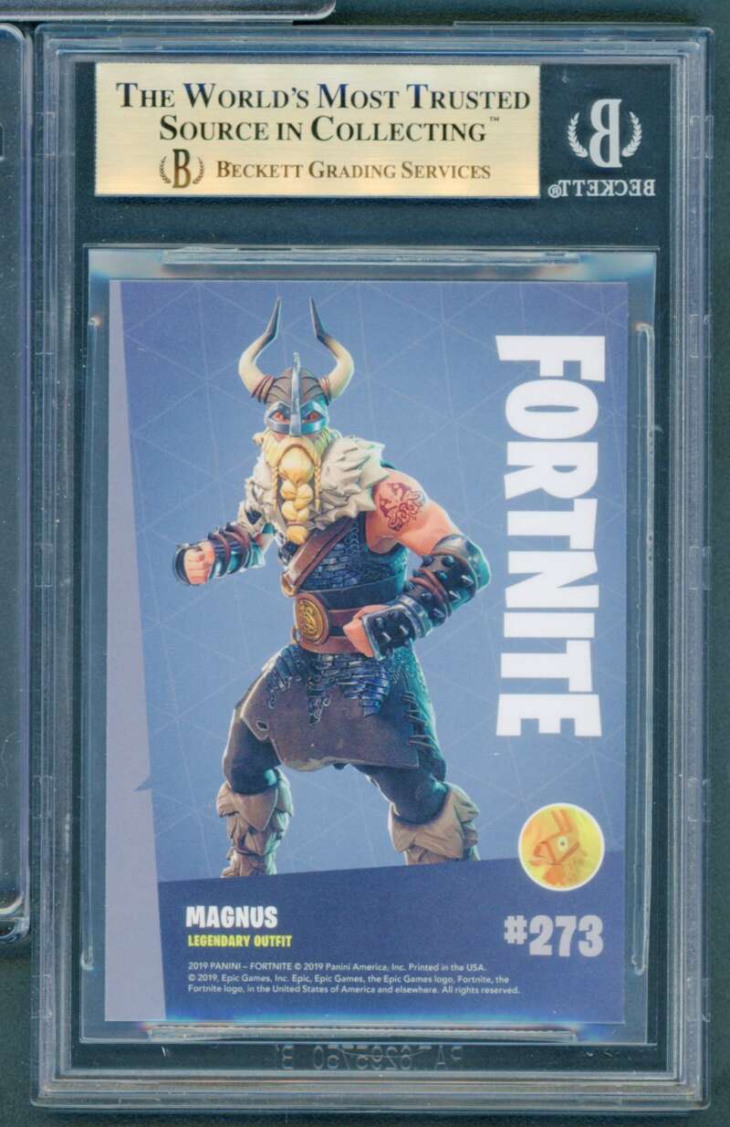 Magnus Card 2019 Fortnite Series 1 USA #273 BGS 9.5 Image 2