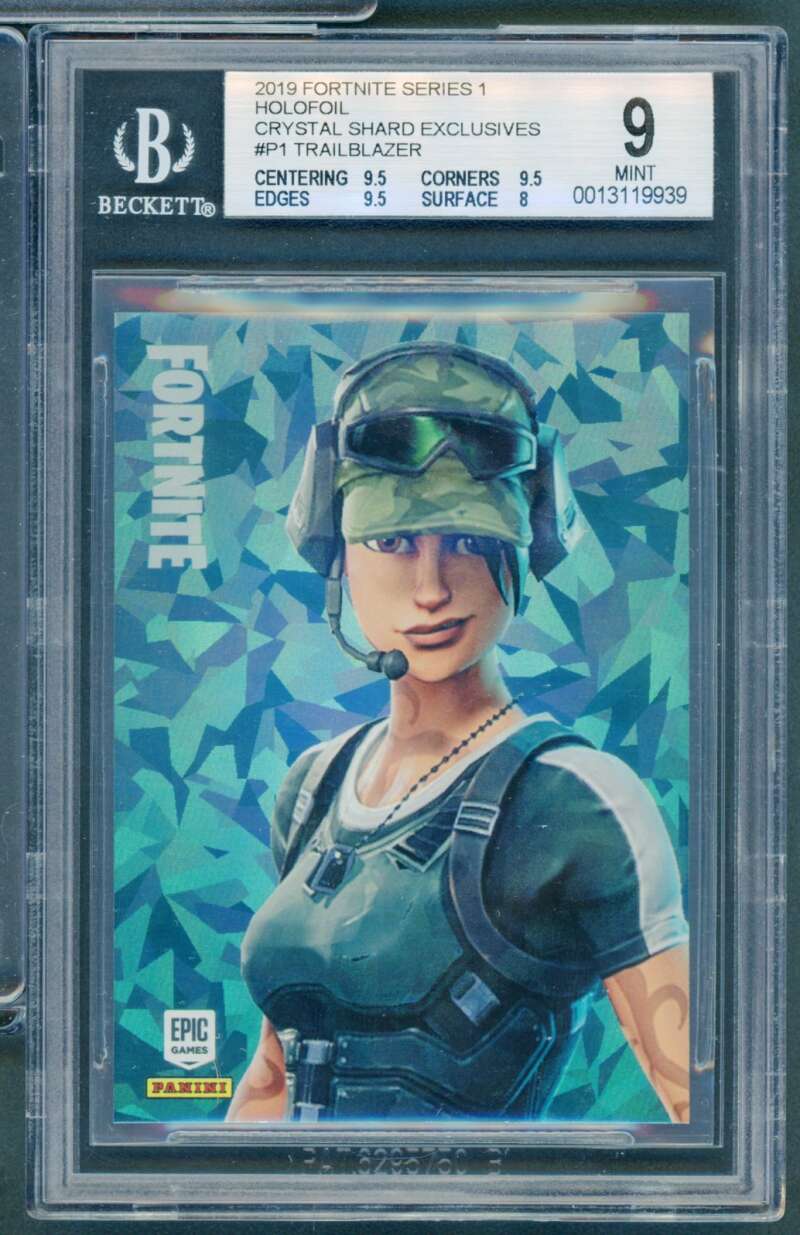 Trailblazer 2019 Fortnite Series 1 Holofoil Crystal Shard Exclusives #P1 BGS 9 Image 1