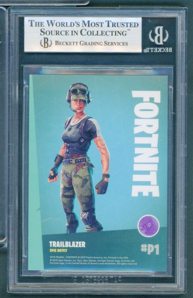 Trailblazer 2019 Fortnite Series 1 Holofoil Crystal Shard Exclusives #P1 BGS 9 Image 2