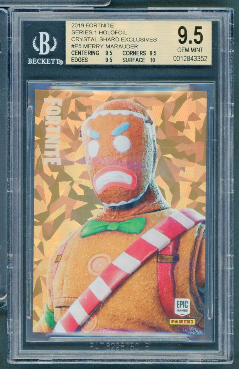 Merry Marauder 2019 Fortnite Series 1 Holo Crystal Shard Exclusives #P5 BGS 9.5 Image 1