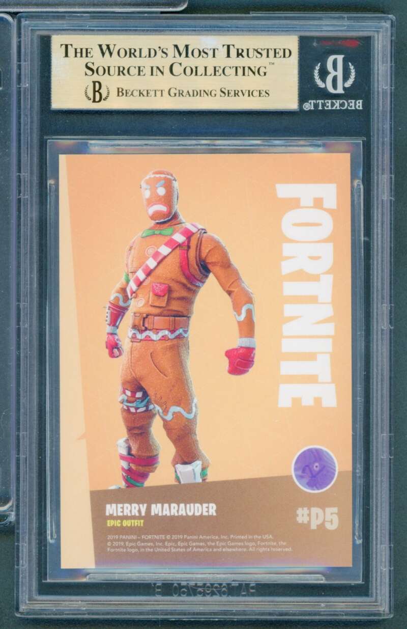 Merry Marauder 2019 Fortnite Series 1 Holo Crystal Shard Exclusives #P5 BGS 9.5 Image 2