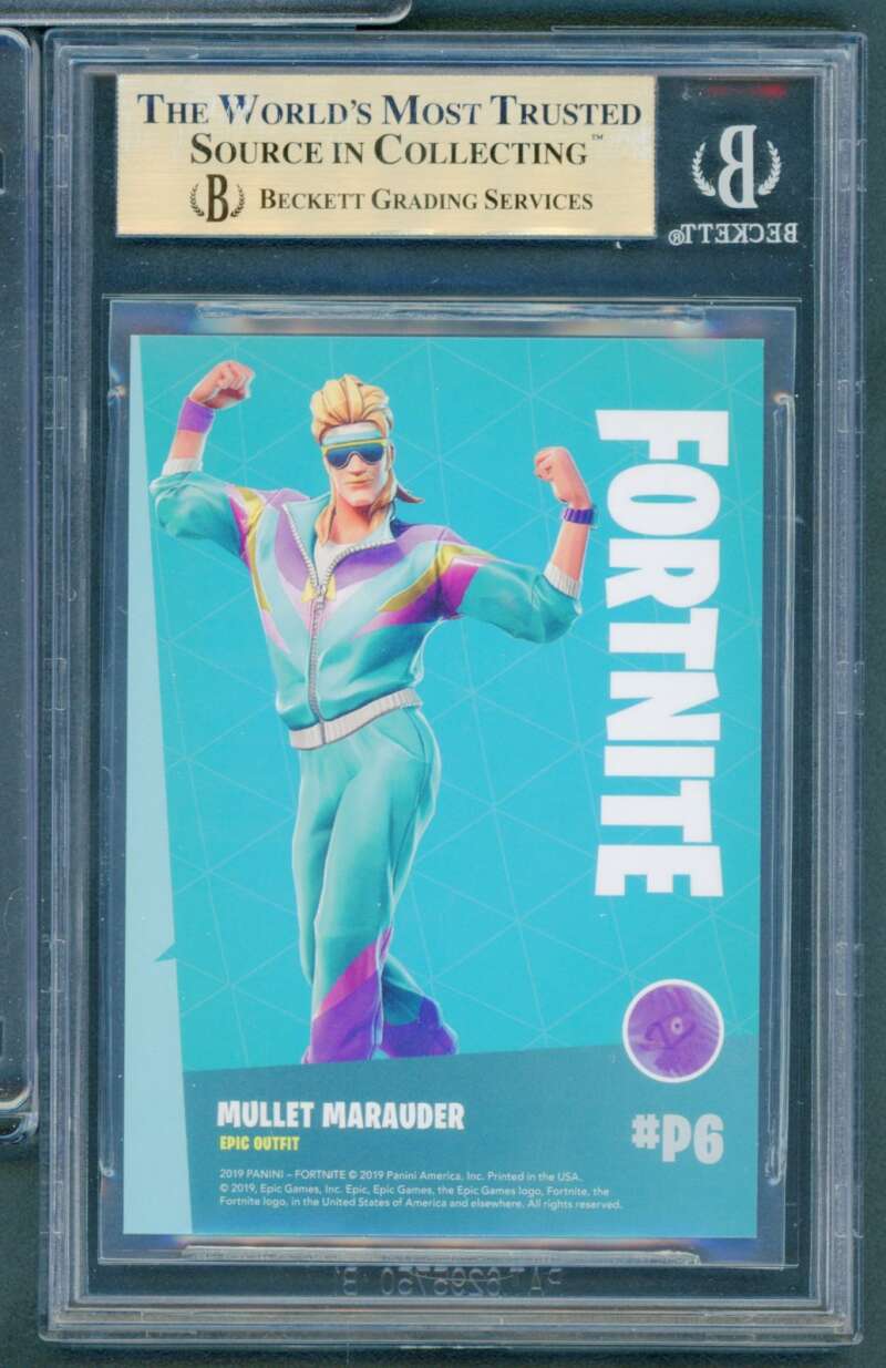 Mullet Marauder 2019 Fortnite Series 1 Holo Crystal Shard Exclusives #P6 BGS 9.5 Image 2