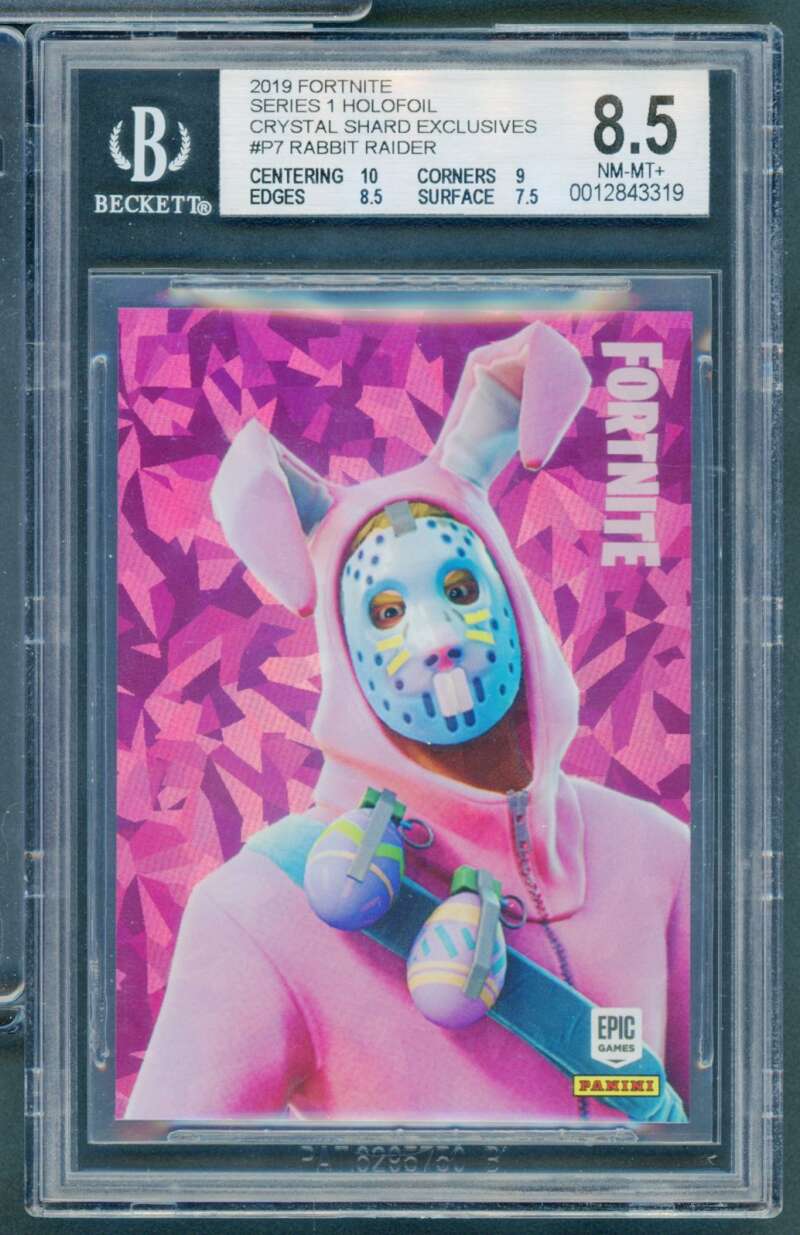 Rabbit Raider 2019 Fortnite Series 1 Holo Crystal Shard Exclusives #P4 BGS 8.5 Image 1