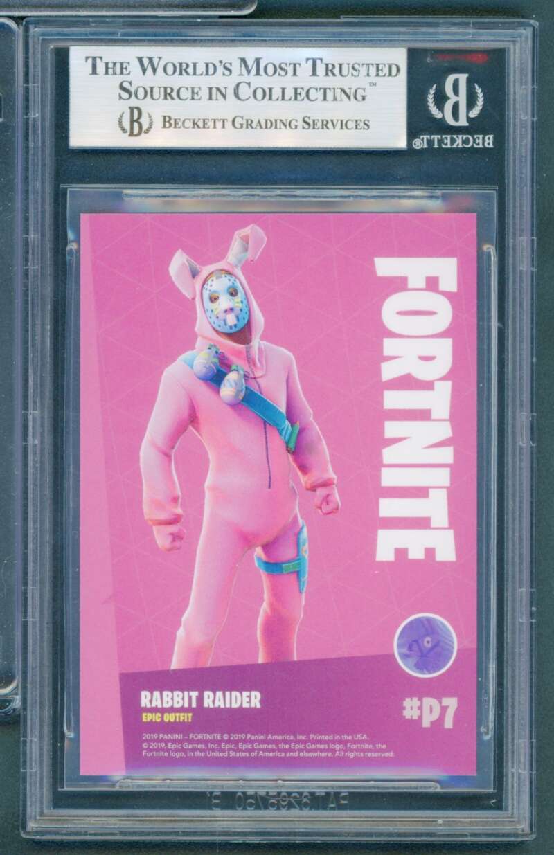 Rabbit Raider 2019 Fortnite Series 1 Holo Crystal Shard Exclusives #P4 BGS 8.5 Image 2