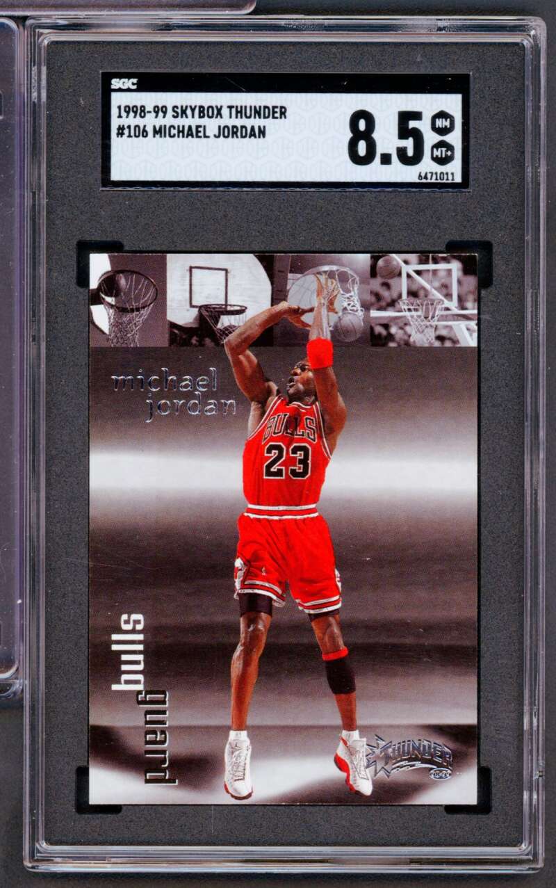 Michael Jordan Card 1998-99 SkyBox Thunder #106 SGC 8.5 Image 1