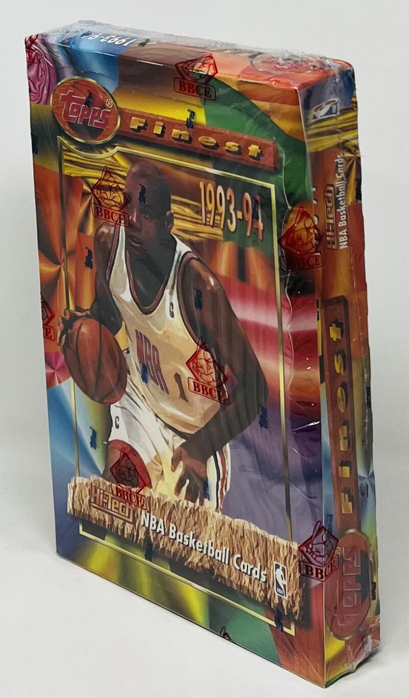 1993-94 Topps Finest Basketball Hobby Box BBCE Image 1