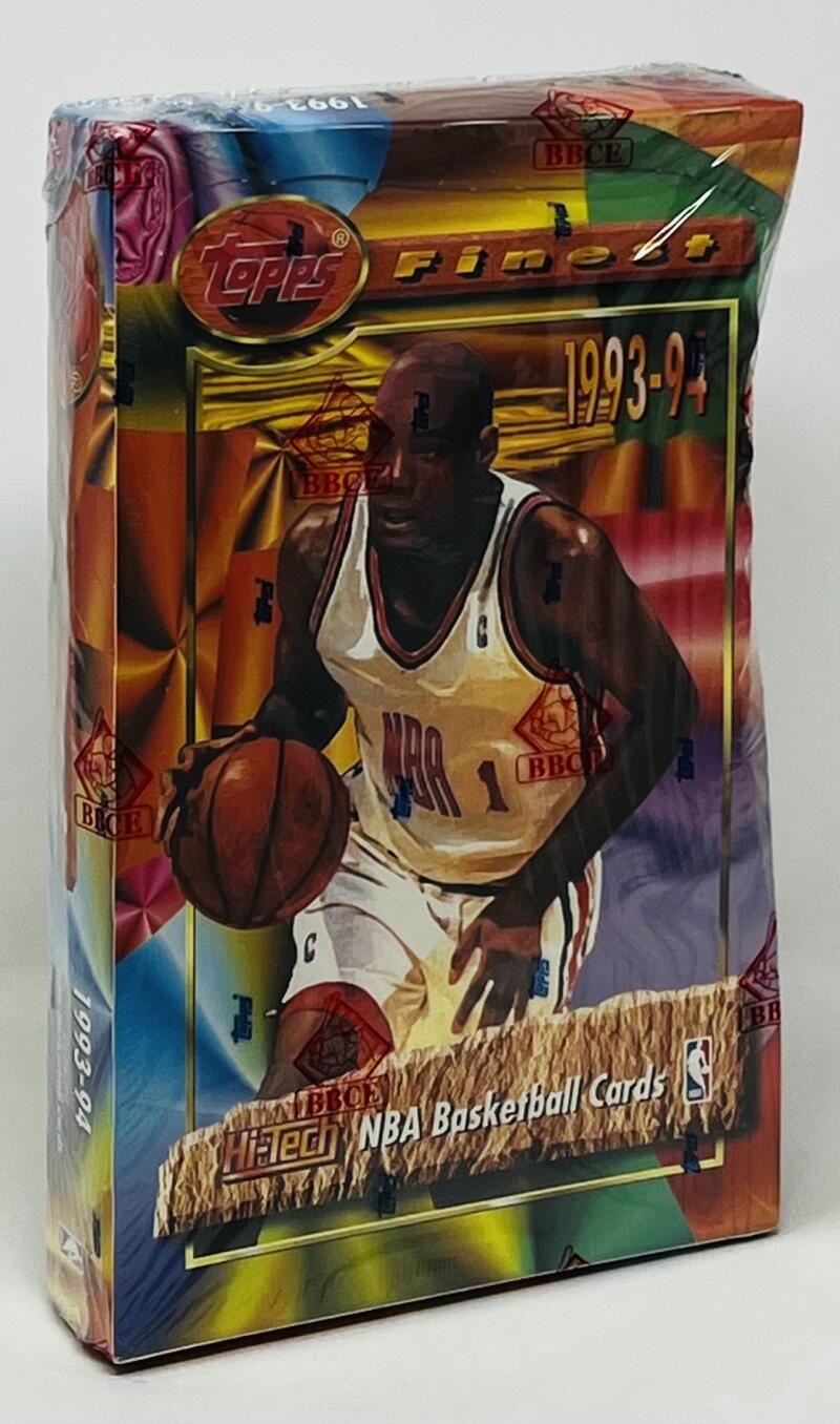 1993-94 Topps Finest Basketball Hobby Box BBCE Image 2