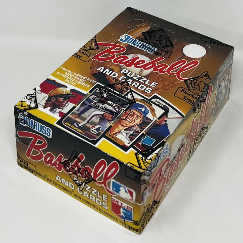 1987 Donruss Baseball Maddux Bonds McGwire Rookie Year Wax Box BBCE Image 1