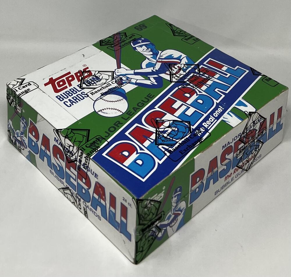 1987 Topps Baseball Jumbo Cello Pack Box BBCE Image 1