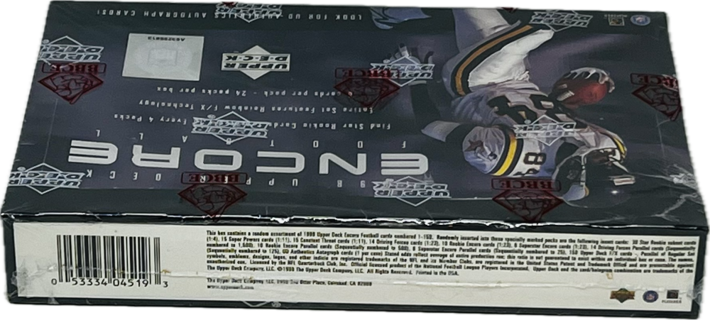 1998 Upper Deck Encore Football Hobby Box  BBCE Image 2