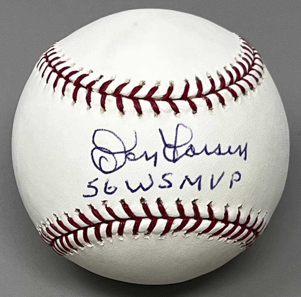 Don Larsen Autograph Signed (56 WS MVP) Baseball  JSA Authentic  Image 1