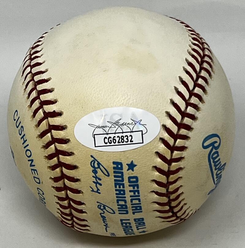 Rickey Henderson Autograph Signed Baseball  JSA Authentic  Image 2