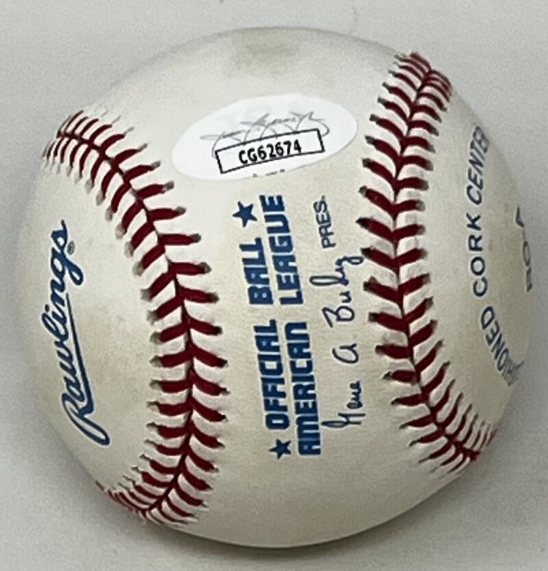 Roy Smalley Autograph Signed Baseball  JSA Authentic  Image 3