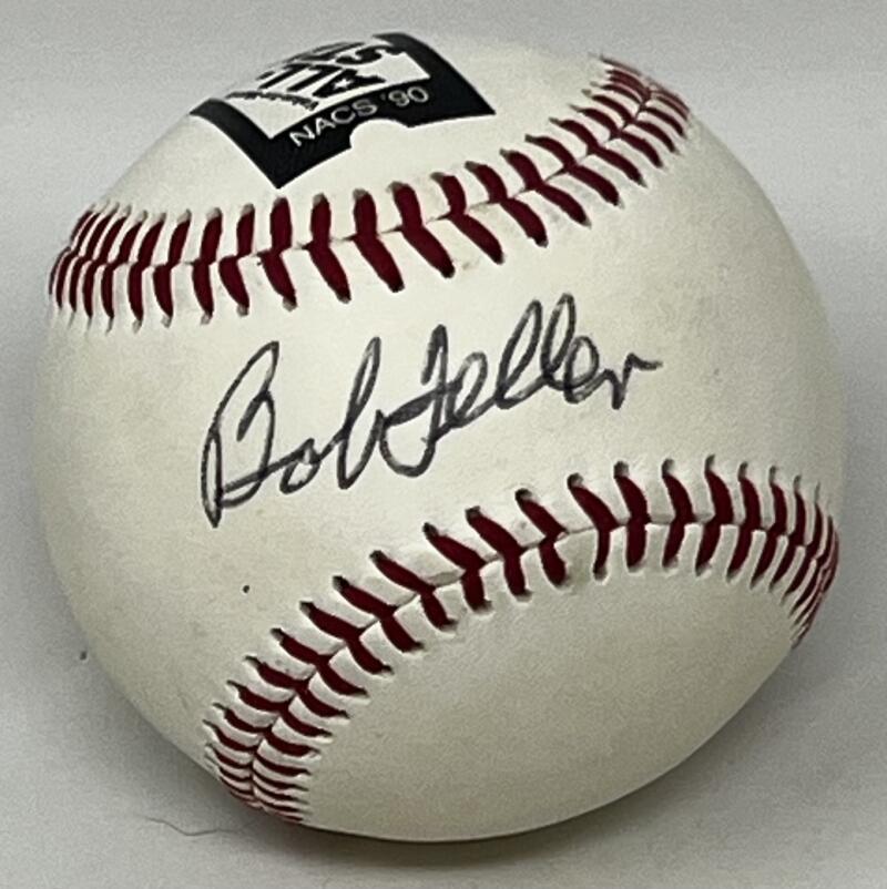 Bob Feller Autograph Signed Baseball  JSA Authentic  Image 1