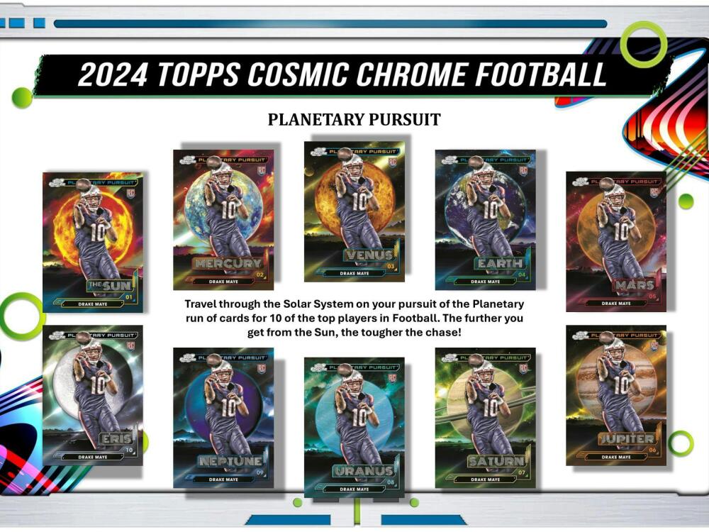 2024 Topps Cosmic Chrome Football Hobby Box Image 7