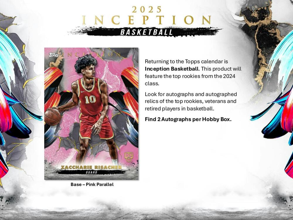 2024-25 Topps Inception Basketball Hobby Box Image 3
