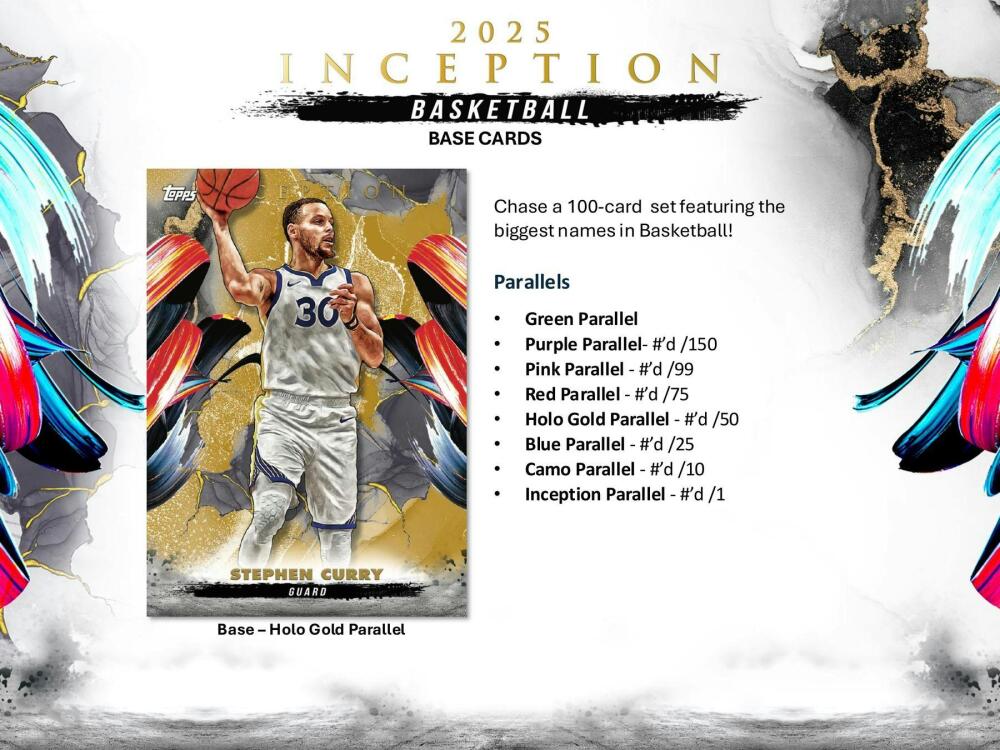 2024-25 Topps Inception Basketball Hobby Box Image 4