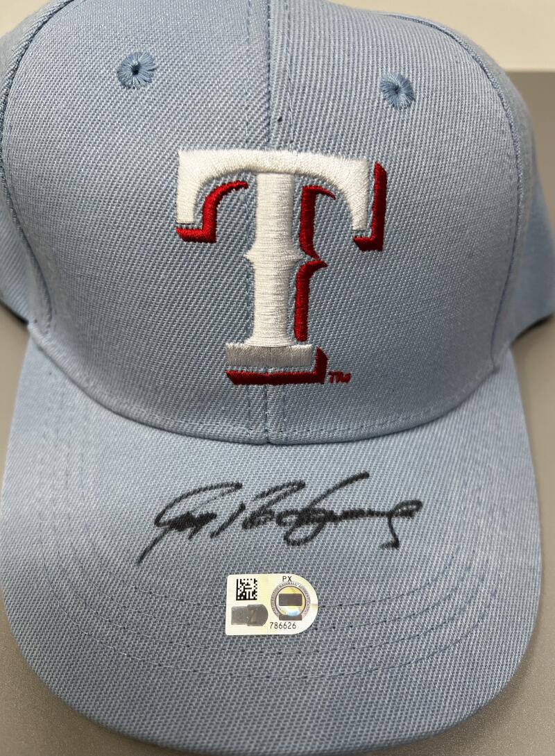 Alex Rodriguez Texas Rangers Signed Autographed Baseball Cap MLB Authentic Image 1