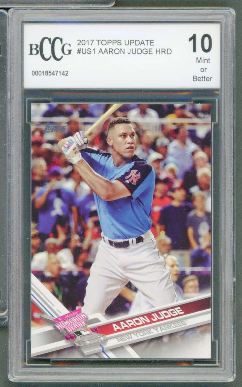 Aaron Judge Rookie Card 2017 Topps Update #US1 BGS BCCG 10 Image 1