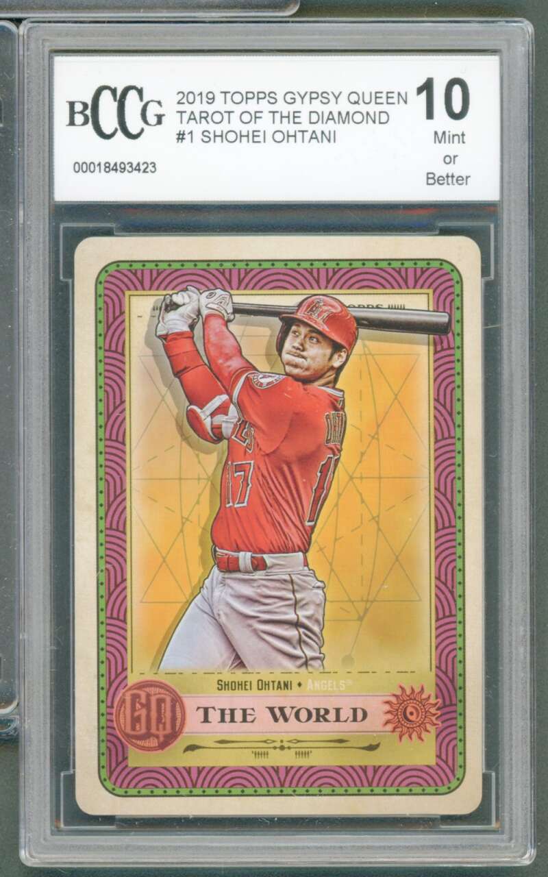 Shohei Ohtani Card 2019 Topps Gypsy Queen Tarot Of The Diamond #1 BGS BCCG 10 Image 1