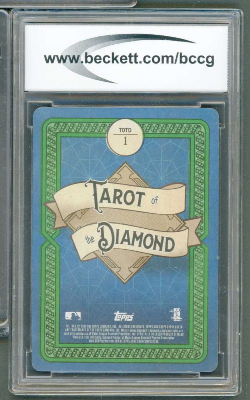 Shohei Ohtani Card 2019 Topps Gypsy Queen Tarot Of The Diamond #1 BGS BCCG 10 Image 2