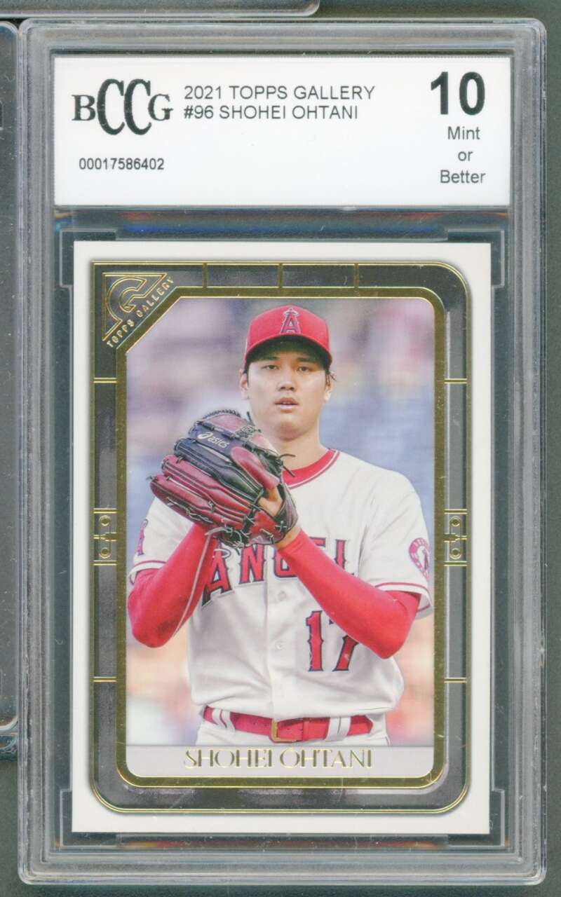 Shohei Ohtani Card 2021 Topps Gallery #96 BGS BCCG 10 Image 1