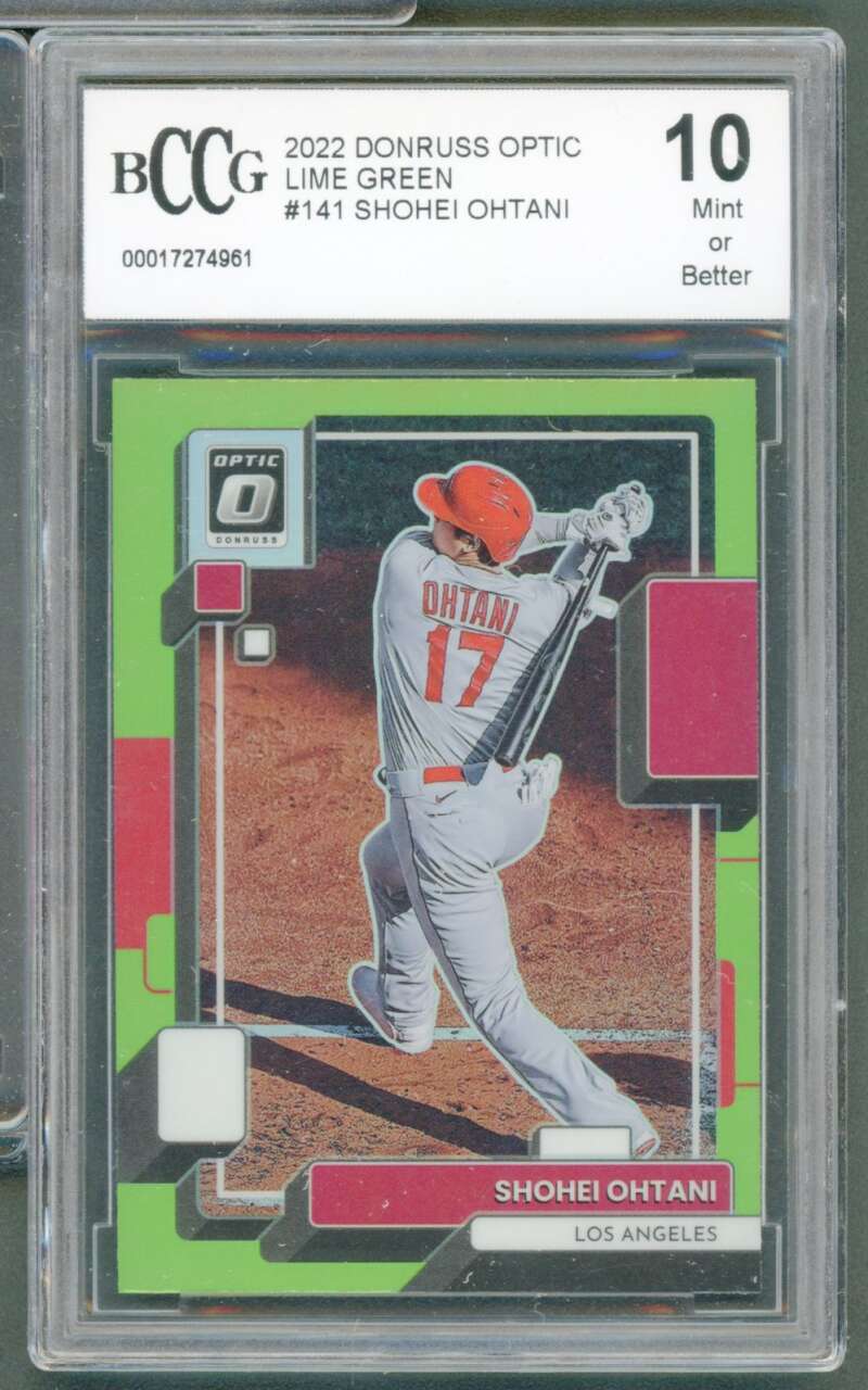 Shohei Ohtani Card 2022 Donruss Optic #141 BGS BCCG 10 Image 1
